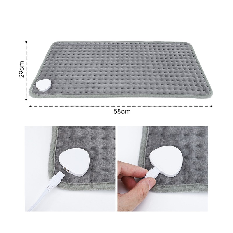 Electric Heating Blanket 9 Gears Adjustable Temperature 4 Level Timing