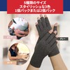 [Dr. Arthritis] Compressionお医者さんが開発した サポーター 指なし 着圧手袋[Mサイズ2個パック]