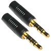 CESS 3.5mm TRRS Male Plug to 2.5mm TRRS Female Adapter,
