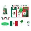 Kit Fiesta Mundial México 2026: Bandera, Bufanda, Gafas, Pintura y