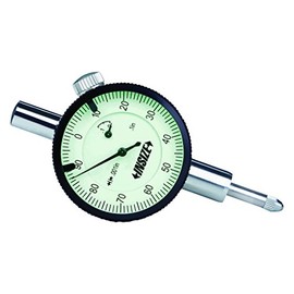 INSIZE 2304-0255 Compact Dial Indicator, 0.25", Graduation .0005"