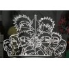 Unbranded Obito Uchiha Kakashi Hatake Rin Nohara Anime 3D Lamp