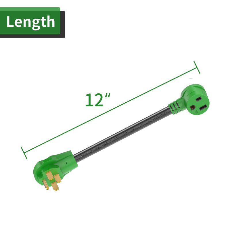 RVGUARD Welder Adapter Cord 12 Inch, NEMA 14-50P to 6-50R,