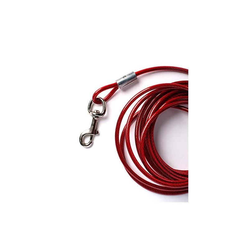 Prevue Pet Products 2124 Medium-Duty 50' Tie-Out Cable Trolley Set