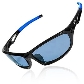 Adventure King BB1 Sunglasses, Polarized Sunglasses, Light Color, Polarized Glasses, Bright, Sports Sunglasses, Easy to Read Driving Sunglasses, Light Color, Fishing, Standard (Black)