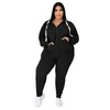 YeGine Womens Plus Size Two Piece Outfits Sweatsuits Casual Long