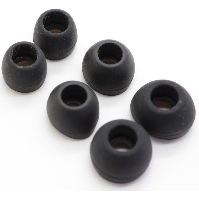 Zotech Replacement Eartips for Beats Earphones, 12 Pcs, Black (Beats