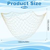Elegaperma 2 Pcs Decorative Fishing Net,100×150 CM Fishing Net Decoration