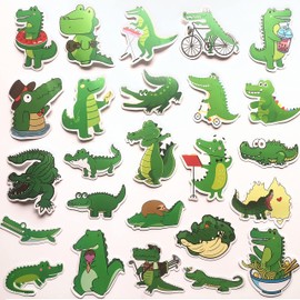Watch Out for Dinosaurs Stickers Taekwondo Decals Kayak Graphics (Alligator)