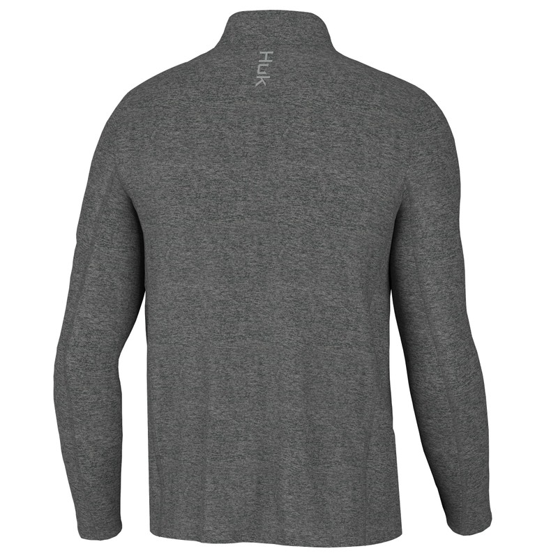 HUK Coldfront Pullover, Fishing 1/4 Zip for Men, Volcanic Ash
