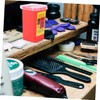 SAFIGLE 1Pc Razor Disposal Container Red Plastic Disposal Box with