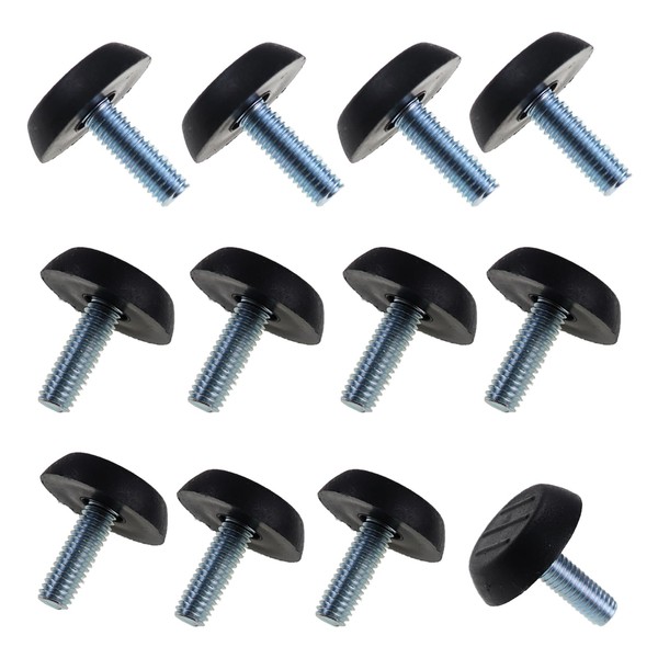 Nihfien M6 Adjustable Furniture Levelers Table Feet Screw in Threaded,