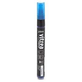 Pebeo Vitrea 160-Glass Paint Glossy Marker, Turquoise