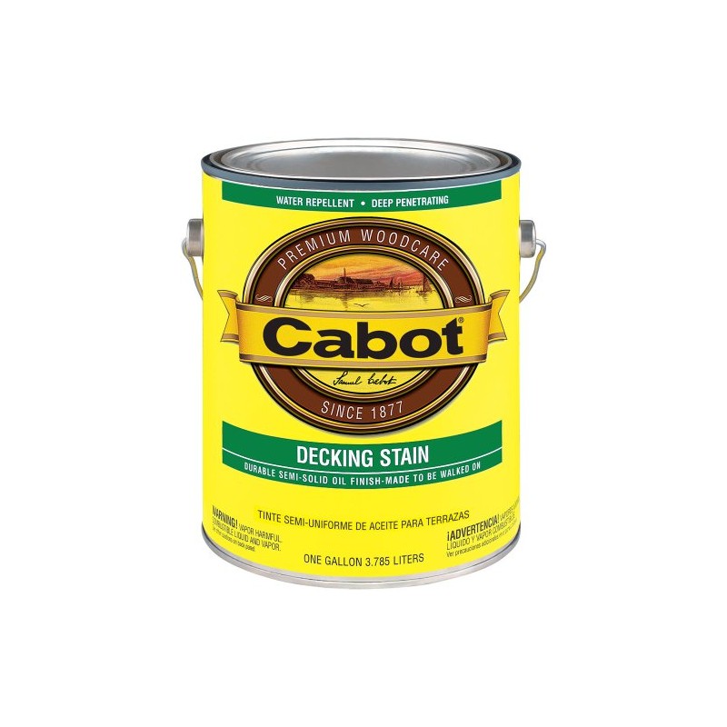 Cabot Stains 1406-GAL Deck & Siding Stain Oil Formula with