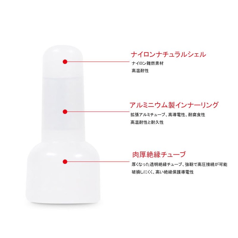 MEDUSHASHA Crimp Terminal with Insulated Coating, CE Type, Terminal Industry,