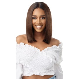 Outre Synthetic EveryWear HD Lace Front Wig - EVERY20 (Color:DRFFRDVV)