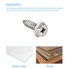 sourcing map Phillips Hex Washer Self Tapping Screws, M3 x