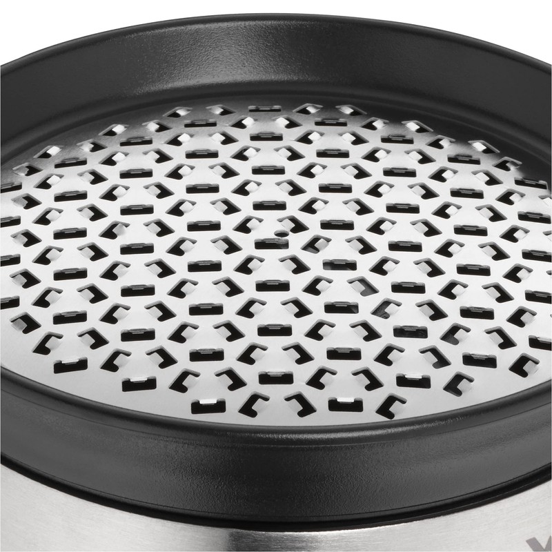 WMF Kitchen classics Ingwerreibe mit Aufbewahrungsbehälter, Gewürzreibe, Cromargan Edelstahl, Kunststoff,