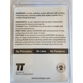 SuperTape 1" x 36 yards lace hairpiece wig toupee tape extended bond