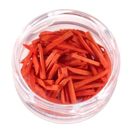 JMU Dental Wooden Wedges 100Pcs Disposable Colorful Wooden Wedges, Orange (1.2x1.5x12mm)