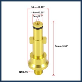 INFINAUTO Car High Pressure Foam Spray Washer Adapter Nozzle for Nilfisk for G1/4-19 Stylish Design