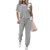 MASCOMODA Womens 2 Piece Outfits 2024 Summer Tracksuit Sets Short