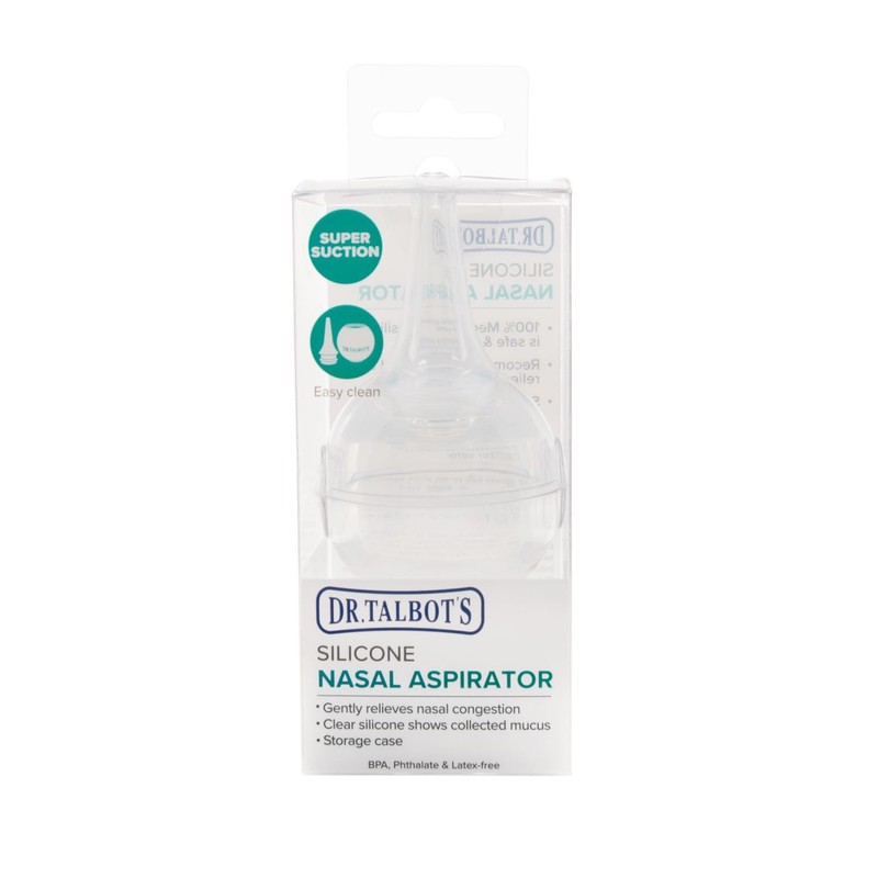 Dr. Talbot's Nasal Aspirator for Babies - Silicone - Includes