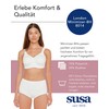 SUSA Women's Damen BH Ohne Bügel 8014 Minimizer Bra, Off-White