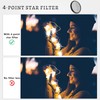 Erzekrim 58 mm Star Filter Pack of 3 Adjustable Cross