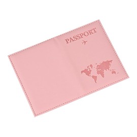Ieron 2er-Pack rosa-Blaue Reisepasshülle aus PU-Leder, Reisebrieftasche für Reisepass, Tickets, Karten, Bordkarten, Kreditkarten, Visitenkarten, klassisch