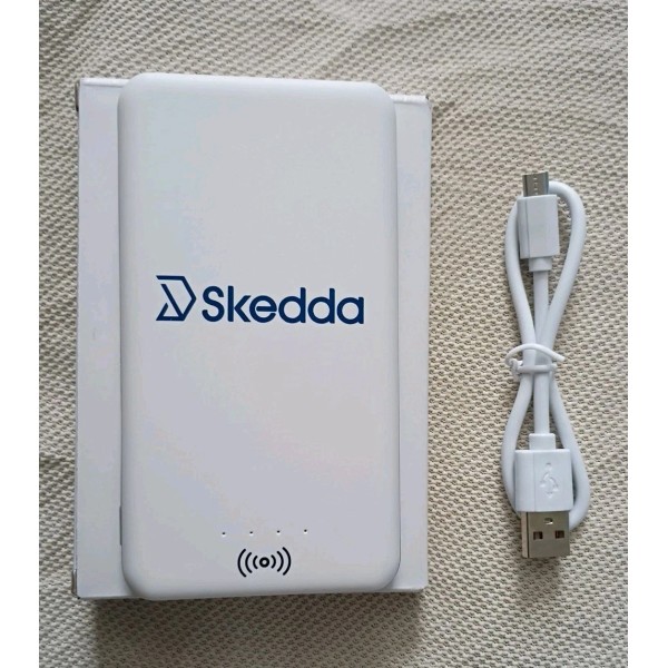 Skedda Wireless 4000mAh Power Bank Backup Fast Portable Charger External