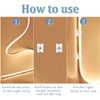 TOP-VIGOR 30Pcs LED Strip Light Clips, Mounting Bracket Fixing Clips