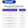 Waymil LAHZIO Ready-to-Use Silver Plating Solution for Bath Plating 1