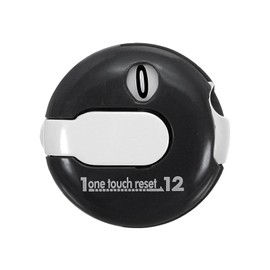 PATIKIL Golf Score Counter, Mini Golf Shot Stroke Attachment Counter Clicker Clip for Golfers Glove Bag Hat, Black White