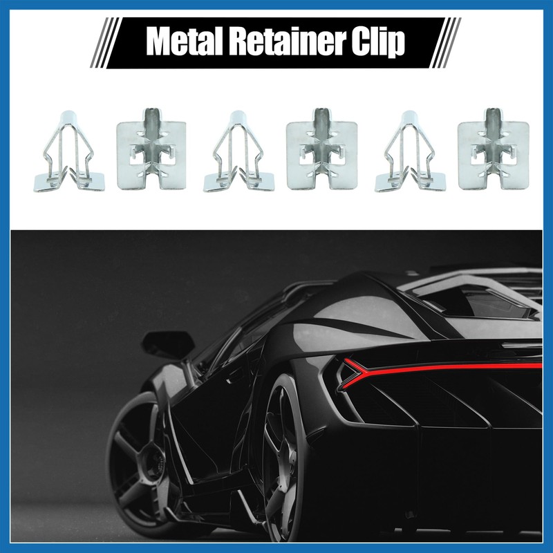 A ABSOPRO 20pcs Universal Car Console Dash Trim Metal Retainer