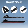 A-Pillar Molding Trim Kit Outer and Inner Trim Set Replacement