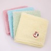 Keisuu Kurumin 4526847142773 Hankachi Towel, Handkerchief, Embroidery, Hedgehog, Green, 9.8