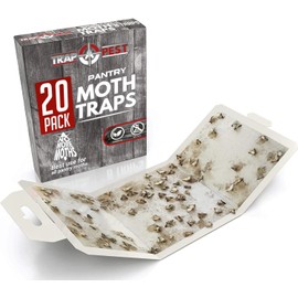 20 Pack Pantry Moth Traps - Safe and Effective for Food and Cupboard - Glue Traps with Pheromones for Pantry Moths - Trap a Pest