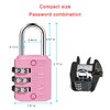 SISAV 3 Digit Combination Lock,Gym Padlock,Outdoor Padlock,Suitable for School Lockers,Tool