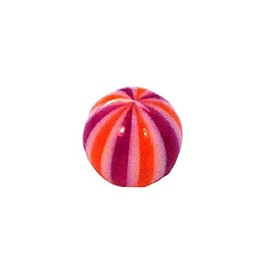 TheMaddHatter Fake/Faux Tongue Ring Suction Cup Hypoallergenic (1 Piece) Green Blue Hexagon (A/5/2/A10)