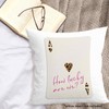 MONALET Preppy Trendy Cheetah Print Lucky Playing Card Throw Pillow