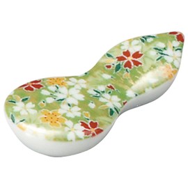 山下 Crafts 箸置ki White X X/1.2 cm Green 京 sumahonoyoufukuya Chopsticks Size 14084820