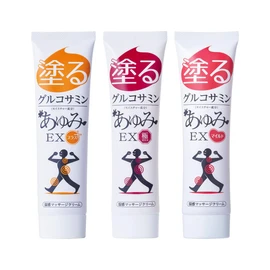 塗るグルコサミン あゆみEX 3種セット (プラス、極、マイルド) 温感マッサージクリーム 温かくて 気持ち良い ひざ 腰 肩 和らぐ ヒアルロン酸 コンドロイチン MSM配合ジェル