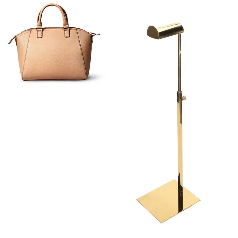 Bags Display Rack Stylish Multifunctional Stainless Steel Handbag Display Holder