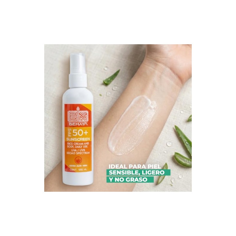 Protector Solar Mineral Coco FPS 50+ | Bloqueador Corporal UVA/UVB