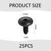 25 Fender Fixing Screws, Auto Parts Replacement, Bolt Fixer, Suitable