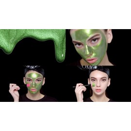 OMG PLATINUM Collection Green Intensive 3-Stage Face Treatment and Beauty Use Against Blackheads, Blemished Skin and Clogged Pores Enriched with Algae, Apple and Lavender Extract