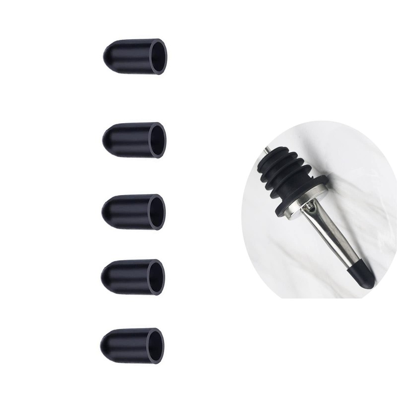 NentMent 20 Pack Liquor Bottle Pourers Cap Dust Cover Protective