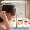 Lilingsty Bulk Sleep Masks, Black Eye Masks in Bulk, Featuring