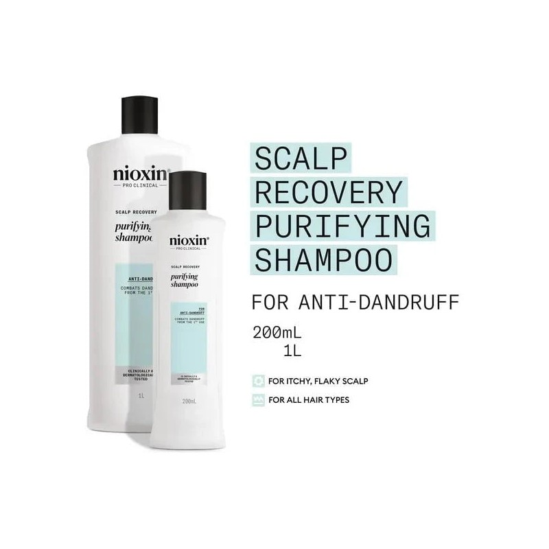 Nioxin Scalp Recovery System Purifying Shampoo 1L
